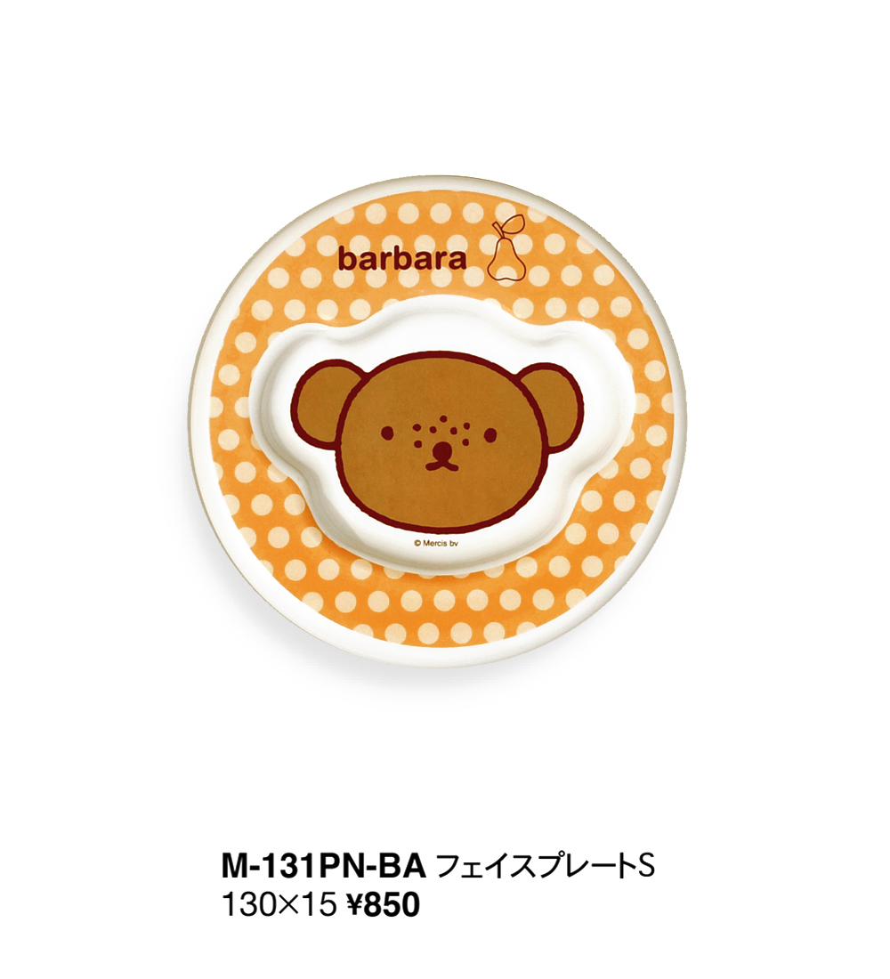 ピッコロプレートシリーズ・バーバラ・みずたまタイプ